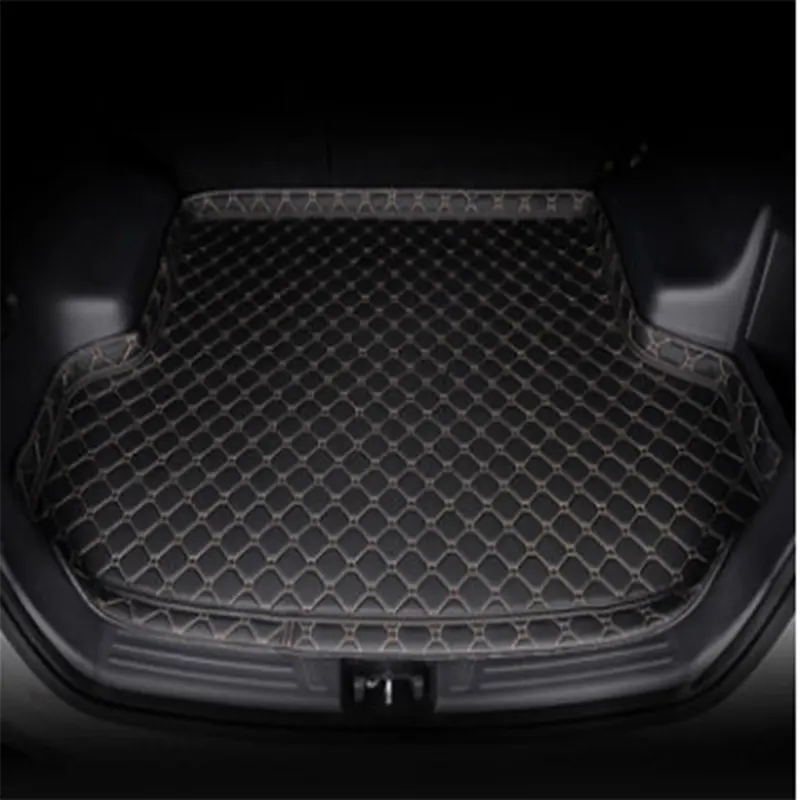 Customized waterproof 5D car trunk luggage floor mats carpets universal pvc leather made in China
