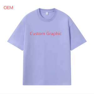 Herenshirt 260GSM 100% gekamd katoen, zwaargewicht, regular fit, effen casual jersey, uni gekleurd, blanco, milieuvriendelijk, kreukvrij - Product Image 1