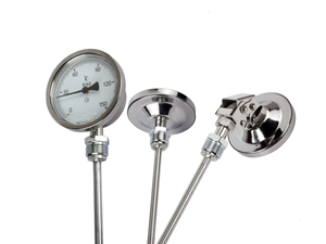 Oil Filled WSS Industrial <strong>Temperature</strong> <strong>Gauge</strong> 0-100cc 150cc 200cc SS304 SS316 Bimetal Thermometer for Hot <strong>Water</strong> Boiler Steam - Product Image 5