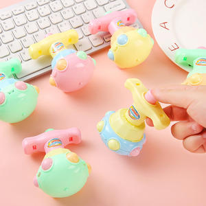 Matériau PVC Couleur Rotation Enfants Lumineux Lotus Top Jouet Intérieur et Extérieur Toupies et Transmetteur - Product Image 2