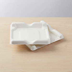 <span class=keywords><strong>Plateau</strong></span> en pulpe de <span class=keywords><strong>bambou</strong></span> moulé sur mesure, emballage en pulpe moulée pour produits électroniques - Product Image 1