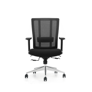 Factory Direct sale multi-functional fashion black computer task swivel chair Bureau with Chrome base - Product Image 3