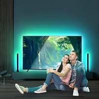 Kit de rétroéclairage pour téléviseur ambiant Nanxin amélioré, Lars 4K, synchronisation de l'écran, lumières LED, fonctionne avec Tuya WiFi Alexa Google