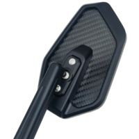 Rétroviseurs universels pour moto ABYDMOTO en aluminium blanc tendance pour les côtés gauche/droite, état neuf