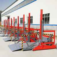 Plateforme mobile de chargement de conteneurs, plateforme élévatrice mobile pour camions porte-conteneurs