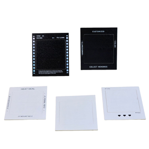 Blank Reversal Film Holder 5 Styles Mixed Pack PVC Photo Protective Sleeve Retro Film Slide Frame DIY Photo Projection <b>Bookmark</b> - Product Image 1