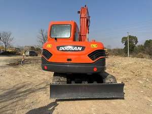 Miniexcavadora usada <span class=keywords><strong>Doosan</strong></span> DX75 barata, retroexcavadora hidráulica sobre orugas de <span class=keywords><strong>7</strong></span> toneladas, excavadora usada de segunda mano de Corea - Product Image 2