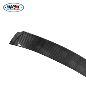 Alerón de techo de ventana trasera de fibra de carbono seco Real para <span class=keywords><strong>Ford</strong></span> <span class=keywords><strong>Mustang</strong></span> 2015-2024 estilo frontal de cubierta trasera de cola de pato individual - Product Image 4