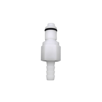 DGOzone MLC0104CH Insert d'accouplement en ligne à déconnexion rapide haute pression 1/4 raccords de connexion cannelés Surface lisse