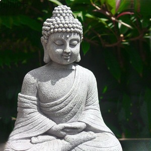 Estatua de Buda <span class=keywords><strong>Zen</strong></span>, Adorno <span class=keywords><strong>Zen</strong></span>, Decoración para Ventanas, Entrada, Manualidades de Resina para el Hogar, Jardín, Patio, Figura de Feng Shui - Product Image 2