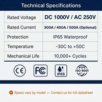 Convertidor de Carga CCS2 a GB/T DC 400A IP65, Adaptador CCS2 a GBT, Placa de Protocolo Tipo 2 IEC a Estándar Chino, Adaptador para Vehículos Eléctricos