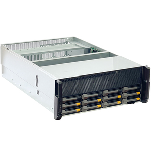 ZhenLoong X412 4U 12 bay rack server chassis case 4 GPU 11 PCI slot HDD hot swap U.2 NVMe SATA SAS supporto MB X11DRG X12DPG-QT6 - Product Image 3