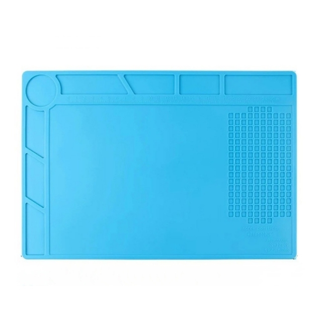 OKYN-G5260-2 S-120B ESD-Safe Silicone Soldering Mat Heat Resistant Work Surface for Electronics Repair