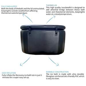 Baignoire Récupération de <span class=keywords><strong>piscine</strong></span> Bains de glace gonflables en solo Bains de glace gonflables et piscines plongeantes pour la récupération d'eau froide - Product Image 5