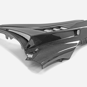 EPR Nouveau pour WRX VBH S4 EPA ATTK Type Garde-boue avant +7mm en fibre de carbone, pièce de rechange pour voitures 2017- - Product Image 5