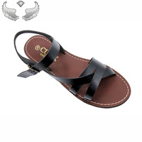 Nouvelle Collection Été – Sandales Plates Confortables et Rétro pour Femmes – Vente en Gros – Sandales Durables pour Vêtements Féminins