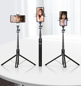 Trípode de palo Selfie <span class=keywords><strong>para</strong></span> teléfono móvil con rotación ajustable de 360 grados con control remoto <span class=keywords><strong>para</strong></span> teléfono inteligente - Product Image 6