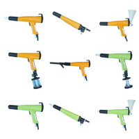Pistolet de pulvérisation électrostatique pour revêtement en poudre, corps en plastique
