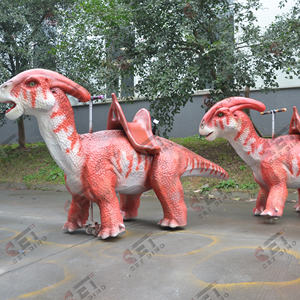 Jurassic <span class=keywords><strong>World</strong></span> Simulación Realista Animatronic Dinosaurio Caminando Dinosaurio Niños Animal Ride - Product Image 3
