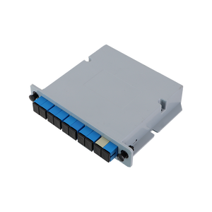 1*9 1:9 LGX PLC quang sợi quang Splitter Cassette thẻ chèn <span class=keywords><strong>SC</strong></span> giao diện sợi quang 1x9 PLC Splitter 1x9 - Product Image 6