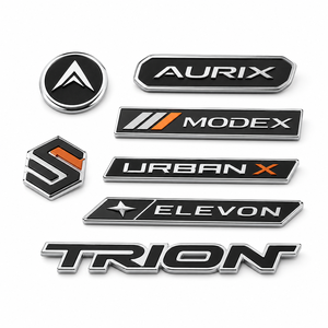 Sports Style 3D Chrome ABS Plastic Car Emblem Custom Nameplate <strong>Auto</strong> Badge for 3M Adhesive Exterior <strong>Decoration</strong> <strong>Decal</strong> - Product Image 4