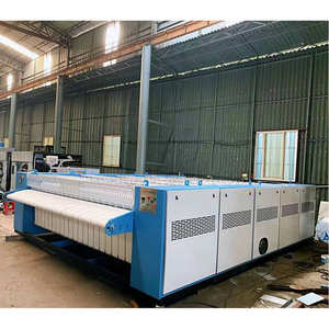 Полностью автоматическая электрическая гладильная и складывающая машина для одежды с функцией холодной очистки, корпус из нержавеющей стали, непрерывная обработка - Product Image 4