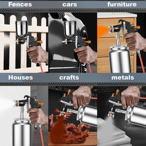 Công suất cao điện hộ gia đình tự động súng phun mới cao su phun sơn xe công cụ làm bằng nhựa - Product Image 6