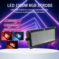 Lampu Efek Strobo Matriks LED RGB 1000W Aktif Suara, Pencahayaan Peringatan Dmx untuk Panggung Disko Bar Pesta, Dijual Pabrik BaiQi