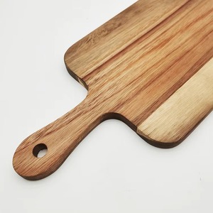 Tablas de cortar de madera de acacia con mango 10 piezas/20 piezas en blanco de grabado láser para cortar - Product Image 3