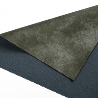 Base en PU imperméable bicolore, simili cuir, résistant à l'abrasion, pour vêtements
