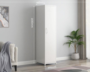 Organiser logam kualitas tinggi lemari arsip dokumen penyimpanan Gym staf loker baja loker - Product Image 1