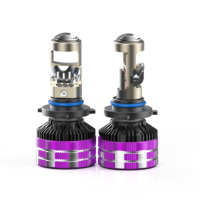 Ampoules de phare LED JHS Mini Lens 70W 7000LM, faisceau haut et bas H4 6000K, étanches, Canbus, remplacement de phares, feux de conduite automobile