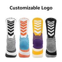 Chaussettes de sport personnalisées avec logo, antidérapantes, respirantes, absorbant l'humidité, pour le basketball, le football, l'entraînement, uniformes d'équipe