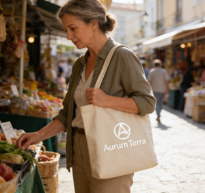 Sac fourre-tout en toile pliable de haute qualité, respectueux de l'environnement, avec motif de lettres personnalisé, taille moyenne, pour la publicité - Product Image 2