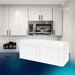 Armoire murale de cuisine W3012/W3612-W3021/W3621 |   Armoires RTA en stock |   Armoire murale blanche style Shaker pour cuisine américaine - Product Image 1