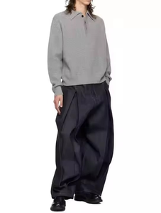 Jean droit en denim selvedge japonais personnalisé pour homme, style Y2K, taille mi-haute, délavé, faible MOQ, OEM, coton brut, vente en gros - Product Image 4
