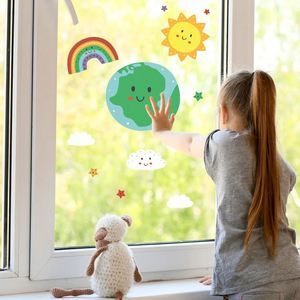 Custom Printed Waterproof Electrostatic Decorative Window Glass Mirror Static Cling Decal <b>Sticker</b> Made of Durable Vinyl - Product Image 3