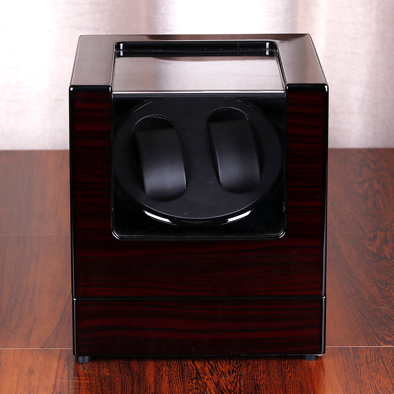 Cherry lacquered+black leather interior