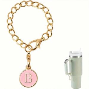 Accessoires de décoration personnalisables pour tasses, gobelets et bouteilles d'eau : Lettres, chiffres, noms, pendentifs et porte-clés - Product Image 3