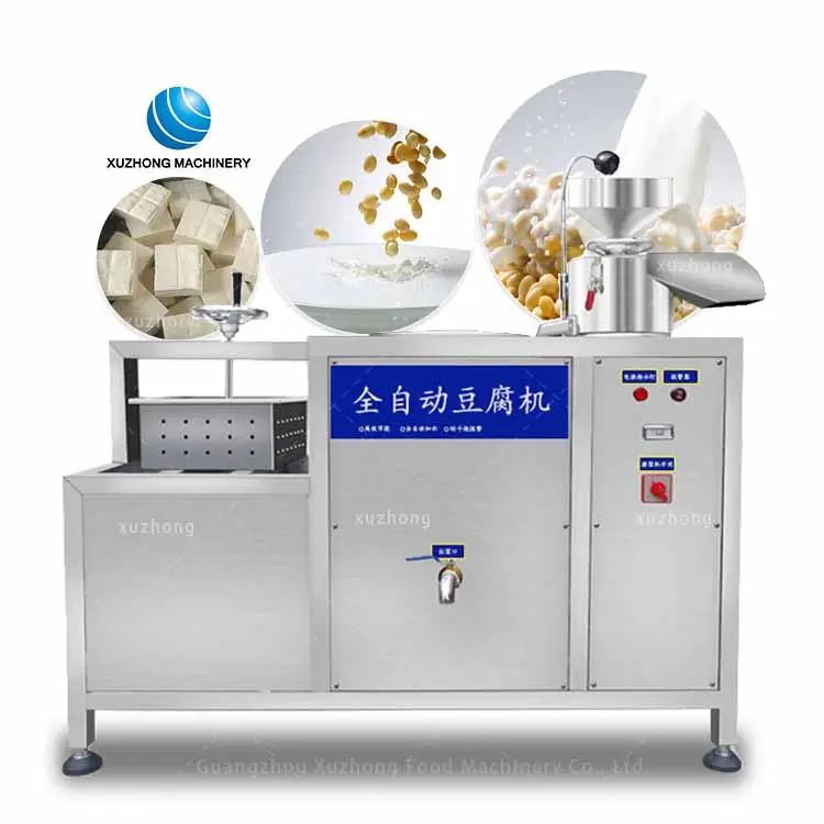 Guangzhou Xuzhong di Latte Di Soia E Tofu Macchina Cagliata di Fagioli Che Fa La Macchina Ad Alta Efficienza Toufu Latte Di Soia Maker Che Fa La Macchina Tofu