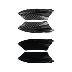 Protecteur d'angle arrière pour Audi A5 S5 8T Sportback Sline 2013-2016, noir piano, texture en Fiber de carbone, autocollant adhésif ABS - Product Image 2