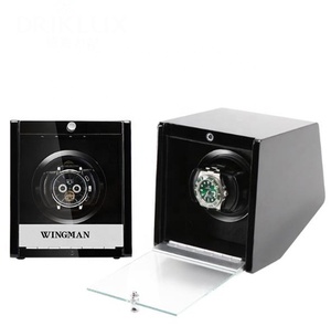 En gros Brillant De Luxe <span class=keywords><strong>Remontoir</strong></span> Boîte de Montres Automatiques D'enroulement Shaker Avec Alimenté Par Batterie Ou Adaptateur secteur - Product Image 2