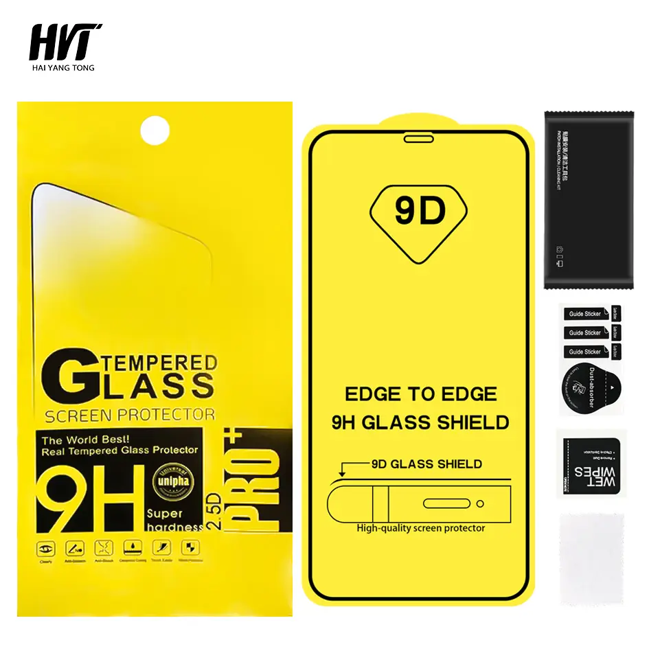 2023 New Arrival 9d Tempered Glass Screen Protector For Iphone 13 Mini 13 Pro Max Iphone 12 Pro 8 7 6 5 Iphone14