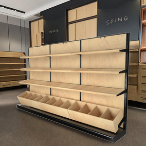 Thân Thiện Với Môi Cho Di Động Tùy Chỉnh Gỗ Kim Loại Hiện Đại Hiển Thị Kệ Cho Cửa Hàng Bộ Phận Đồ Nội Thất Gondola Cửa Hàng Kệ - Product Image 5