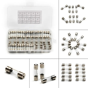 Sundimo 100 шт. быстродействующие стеклянные предохранители 5x20 мм, медные, автомобильные, 250В, набор разноразмерных предохранителей быстрого действия, 0.2-20А - Product Image 3