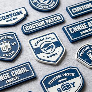 Badge de marque personnalisé pour selle de cheval, logo 3D en PVC, patch en caoutchouc souple en silicone - Product Image 3