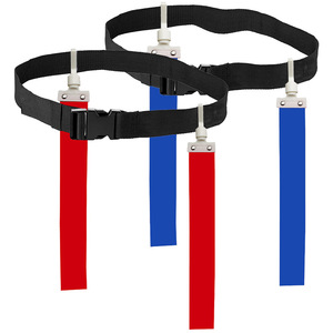 Cinturón de entrenamiento de partido de Fútbol <span class=keywords><strong>Americano</strong></span> de alta calidad, Bandera de Rugby ajustable, correa de cintura, bandera, conjunto de fútbol, cinturones de fútbol - Product Image 2