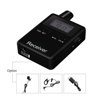 Système de guide touristique sans fil 2,4 GHz, portée de 200 m, 50 canaux, guide audio portable pour la communication de groupe
