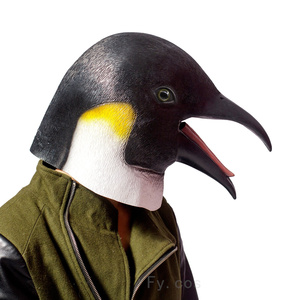 Máscara <span class=keywords><strong>de</strong></span> <span class=keywords><strong>pingüino</strong></span> para Halloween, suministros <span class=keywords><strong>de</strong></span> disfraz <span class=keywords><strong>de</strong></span> fiesta, cara completa, utilería, cubierta para la cabeza, simulación <span class=keywords><strong>de</strong></span> grasa, Cosplay - Product Image 4
