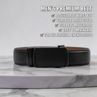 Ceinture Homme Premium en Cuir de Vachette Pleine Fleur avec Boucle en Alliage – Décontractée, Professionnelle, Durable et Ajustable pour Jeans et Tenues Habillées